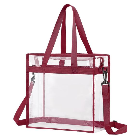 Uхсеll Handbags - Clear Tote Bag, 1Pcs 13" X 6" X 13", Pvc Waterproof Closure Crossbody >:(